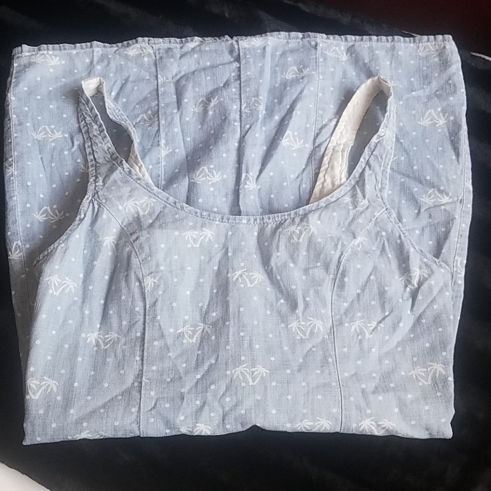 Hollister denim mini dress